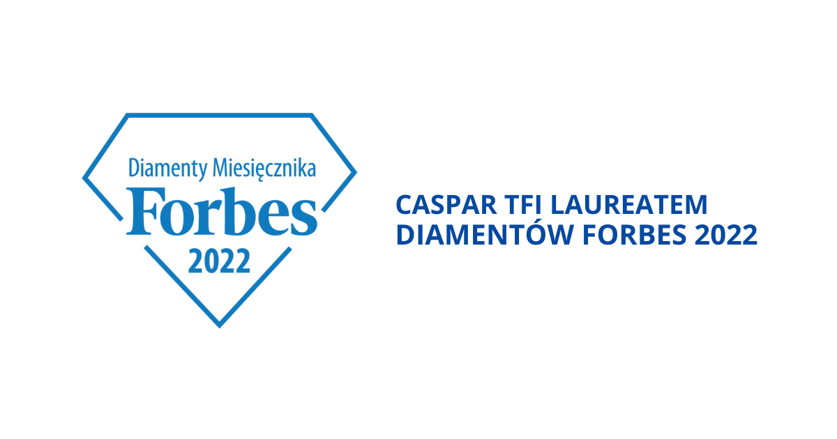 Caspar TFI laureatem Diamentów Forbes 2022!